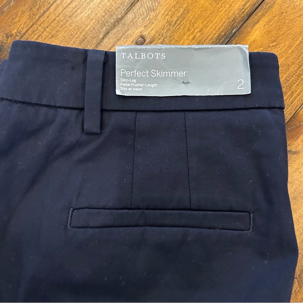 💐Talbots Perfect Skimmer Crop Pants NWT - Picture 7 of 10